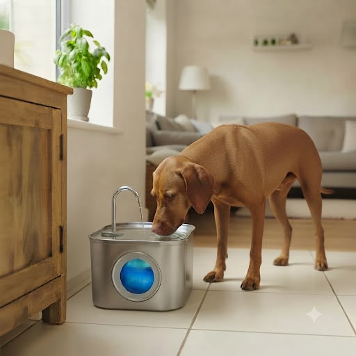 מזרקת נירוסטה אוטומטית בנפח 3.2 ליטר מבית smartpet